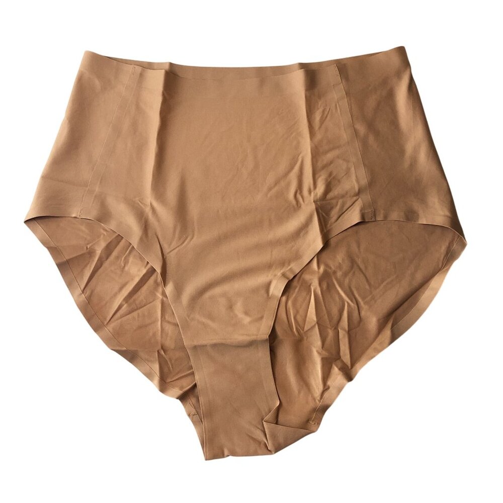 Truekind Seamless Stretch Mid-Waist Brief Panty Beige 16-24/2XL-4XL